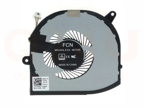 Dell XPS 15 9570 Precision 5530 M5530 series CPU koeler - 0TK9J1 - 4 pin