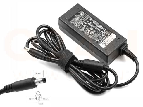 Dell laptop oplader 19.5v, 2.31a - 4.5 x 3.3 mm met pin - 03RG0T - origineel