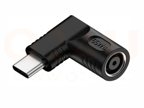 DC 7.4 x 5.0 mm naar USB-C adapter, 65 watt max