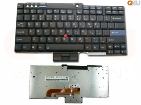 Lenovo ThinkPad R500 T400 T61 Z60 series laptop toetsenbord, US - zwart