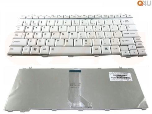 Toshiba Satellite M800 Pro U400 series laptop toetsenbord, US - zilver