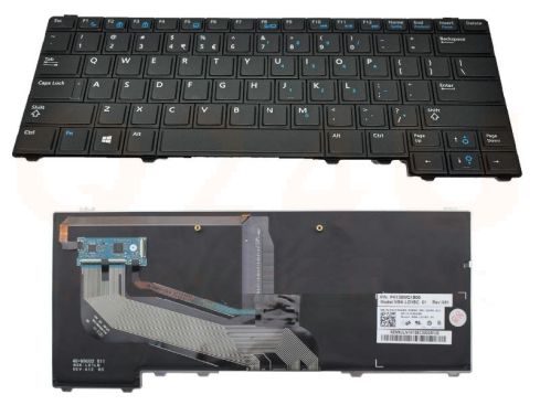 Dell Latitude E5440 series laptop toetsenbord, US - zwart - met pointer