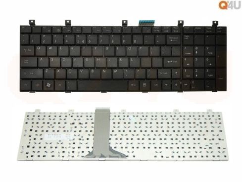 Medion Akoya E7210 MSI CR500 series laptop toetsenbord, US - zwart