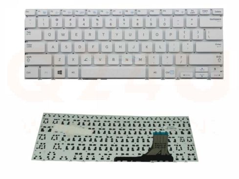 Samsung NP 530U3B NP530U3C series toetsenbord, US - wit