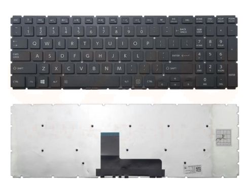 Toshiba Satellite L50-B L50D-B L50DT-B series laptop toetsenbord, US - zwart