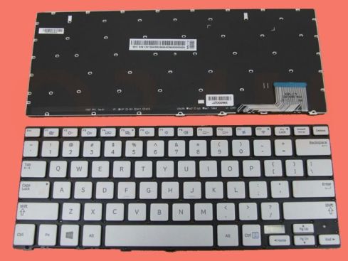 Samsung NP740U3E NP740U3E series laptop toetsenbord, US - zilver