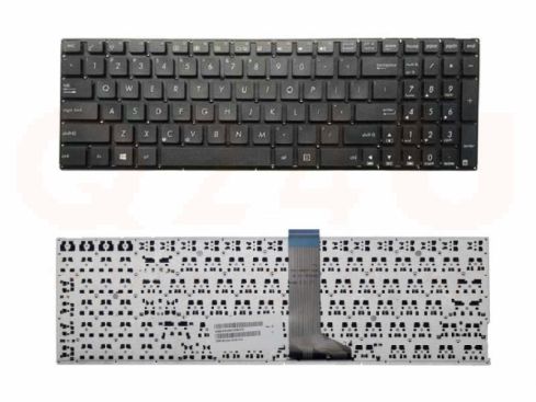 Asus R500 X500 series UX510UW laptop toetsenbord, US - zwart - zonder licht