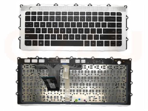 HP ENVY 15-3000 15T-3000 series laptop toetsenbord, US - zwart - zilver frame