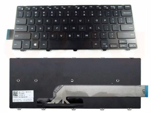 Dell Inspiron 14-3441 14-3442 14-3443 series laptop toetsenbord, US - zilver