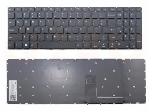 Lenovo IdeaPad V110-15 series laptop toetsenbord, US - zwart - zonder licht