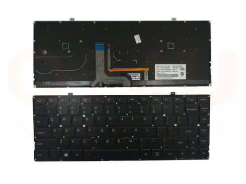 Lenovo UItrabook Yoga 2 13 Series laptop toetsenbord, US - zwart - met licht