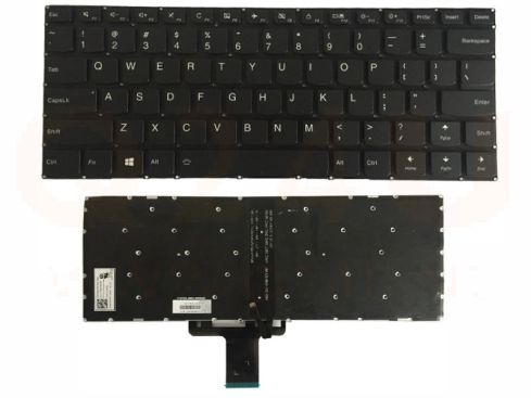 Lenovo 510-14 710-14 710-15 series laptop toetsenbord, US - zwart - met licht