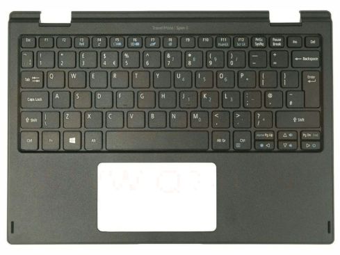 Acer travelmate B118-R laptop toetsenbord - top case, US - zwart