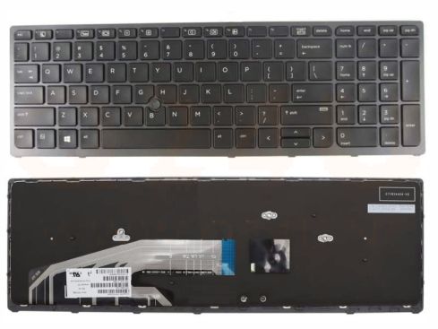 HP Zbook 15 17 G3 laptop toetsenbord US - 848311-001 - zonder licht