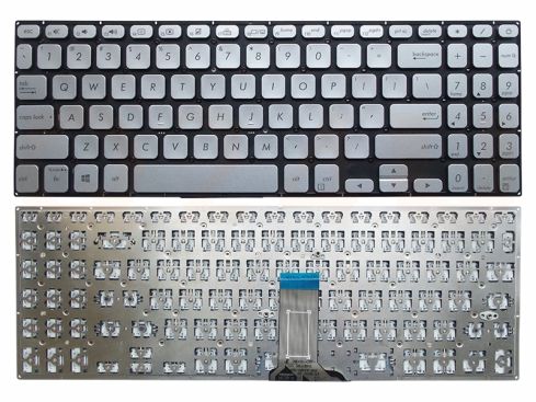 Asus S5300 Y5100 X530 VivoBook S15 K530 series US toetsenbord - zonder licht - zilver