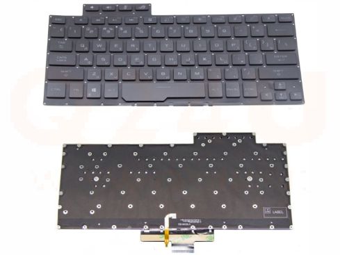 Asus Rog Zephyrus G14 GA401 series laptop toetsenbord - zwart met licht