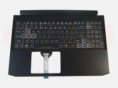 Acer Nitro AN515-45 AN515-57 US toetsenbord top case - 6B.QBCN2.001 - RGB
