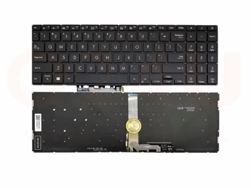Asus ZenBook Pro 15 UX535 UX535L UX535LH US qwerty toetsenbord - zwart - 90NB0RW1-R30UI0