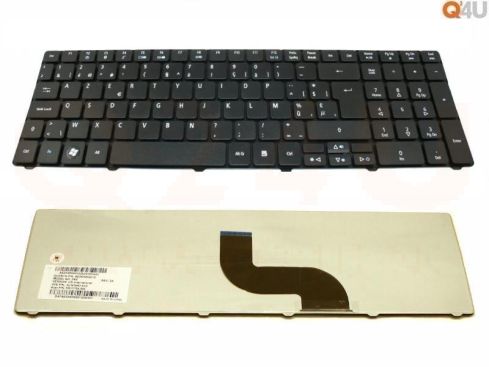 Acer Aspire 5410 5810 7738 8940 series laptop toetsenbord, BE AZERTY - zwart