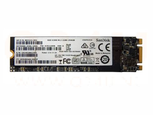 HP 256 GB SSD TLC SATA 6Gbps M.2 2280 803221-001 - gebruikt