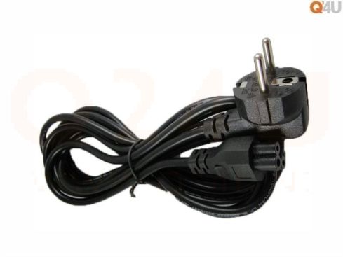 Netsnoer mickeymouse, 3 aderig, zwart 3m