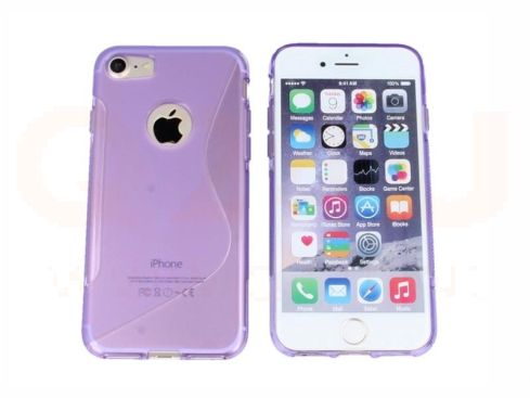 S Line Gel Silicone Case iPhone 7/8 paars