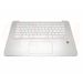 HP ChromeBook 14-Q series top case zilver - wit toetsenbord