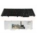 Dell Latitude E5520 E6520 Precision M6600 laptop toetsenbord, US - zwart - met licht