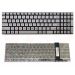 Asus N56 series laptop toetsenbord, US - zilver - zonder frame - zonder licht