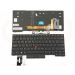 Lenovo ThinkPad E480 L480 L380 Yoga T480s Series laptop toetsenbord, US - zwart - zwart frame - met licht