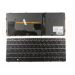 HP EliteBook 820 G3 820 G4 725 G3 series laptop toetsenbord, US - zwart - zilver frame - licht
