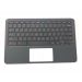 HP ChromeBook 11 G6 EE series laptop top case toetsenbord, US - zwart