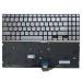 Asus S5300 Y5100 X530 VivoBook S15 K530 series US toetsenbord - met licht - zilver