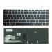 HP EliteBook 840 745 846 G5 G6 series laptop toetsenbord, US - zwart - met licht zonder pointer
