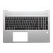 HP ProBook 450 G6 450 G7 455 G6 455 G7 top case US toetsenbord - zilver - L45090-001