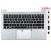 HP Probook 440 445 G8 G9 top case met toetsenbord - met licht - 2X USB-C