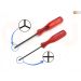 Tri-wing en kruis schroevendraaier set