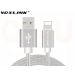 Voxlink USB - lightning high quality kabel, 1 meter - zilver