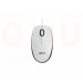 Logitech B100 Optical Muis, wit met USB interface